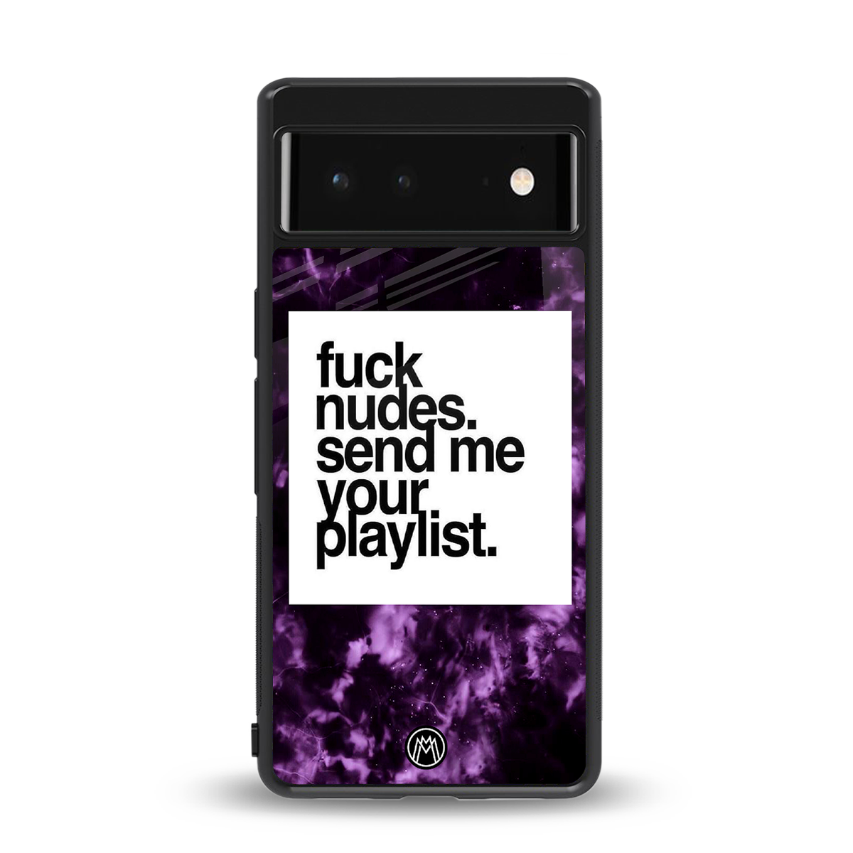 playlist please back phone cover | glass case for Google Pixel 6A