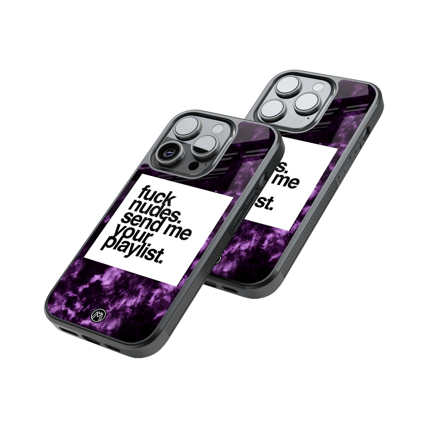 Protective Glass Back Phone Case Compatible with iPhone, Samsung, OnePlus, Pixel & More