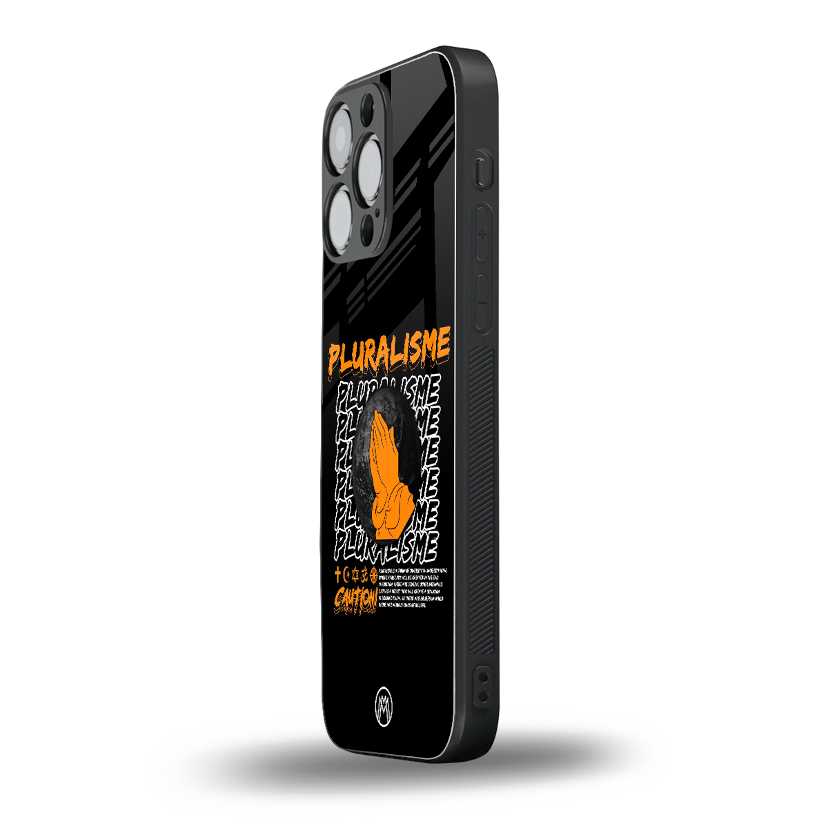 pluralisme back phone cover | glass case for iphone 16 pro max