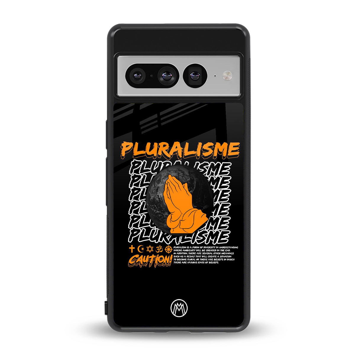 pluralisme back phone cover | glass case for google pixel 7 pro