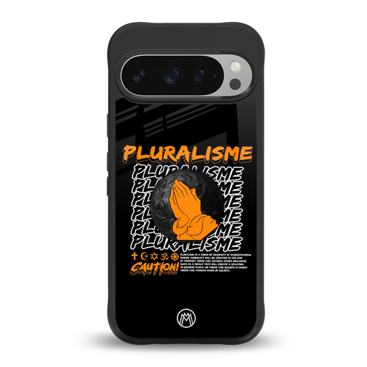 pluralisme back phone cover | glass case for google pixel 9 pro