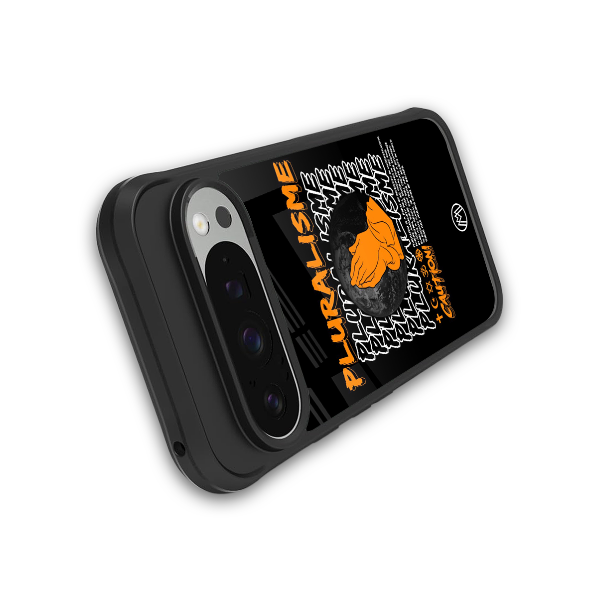 pluralisme back phone cover | glass case for google pixel 9 pro