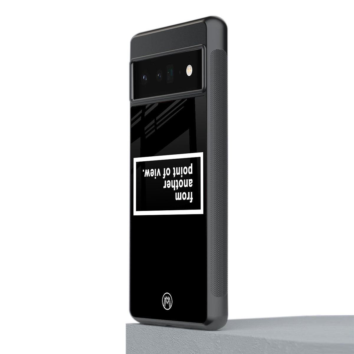point of view black edition back phone cover | glass case for google pixel 6 pro