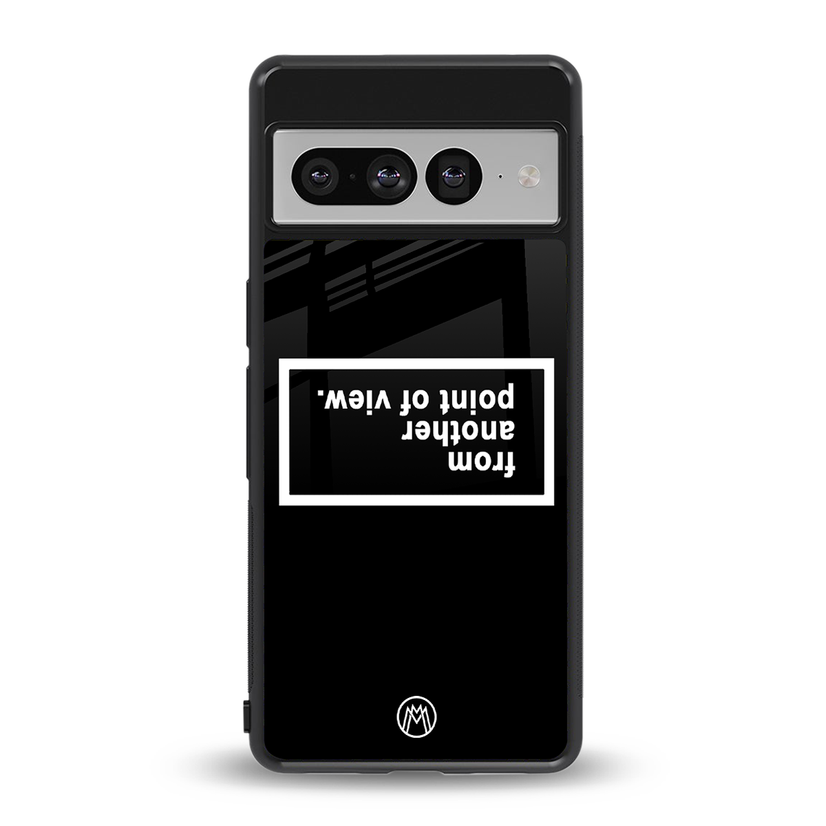 point of view black edition back phone cover | glass case for google pixel 7 pro