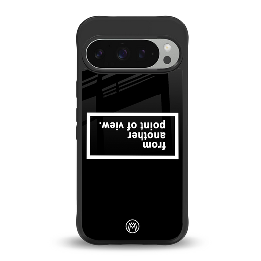point of view black edition back phone cover | glass case for google pixel 9 pro