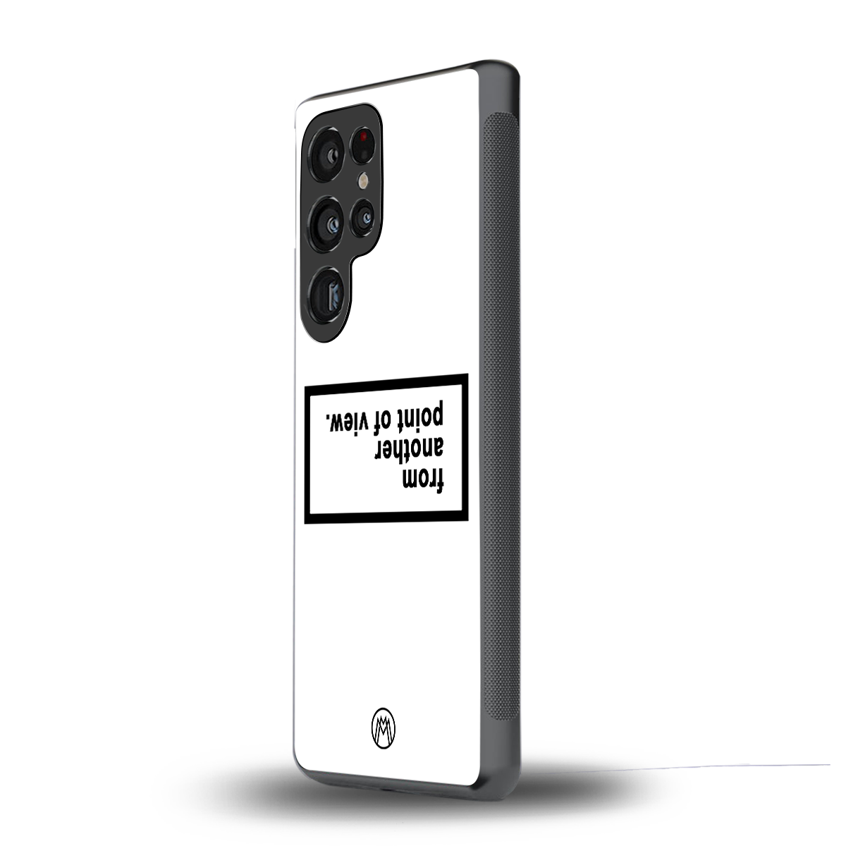 point of view white edition back phone cover | glass case for samsung galaxy s25 ultra