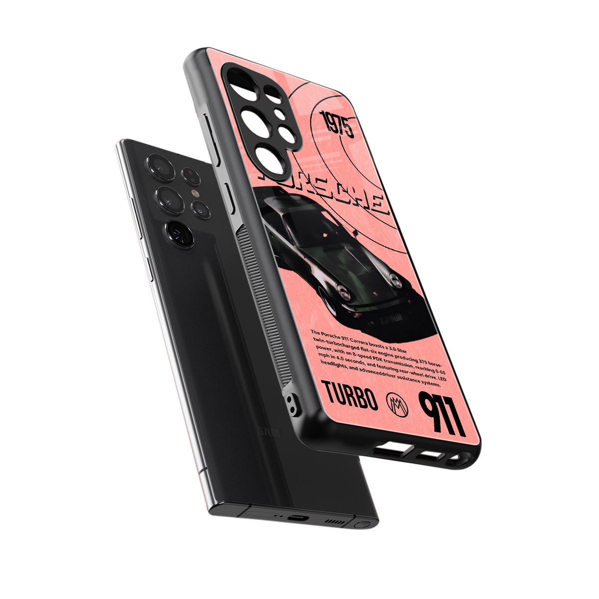 porshe 1975 back phone cover | glass case for samsung galaxy s25 ultra