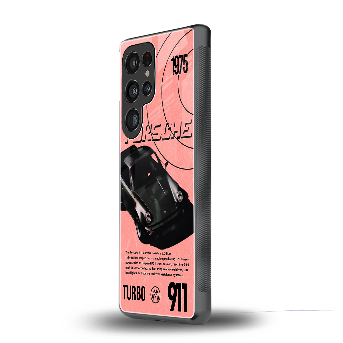 porshe 1975 back phone cover | glass case for samsung galaxy s25 ultra