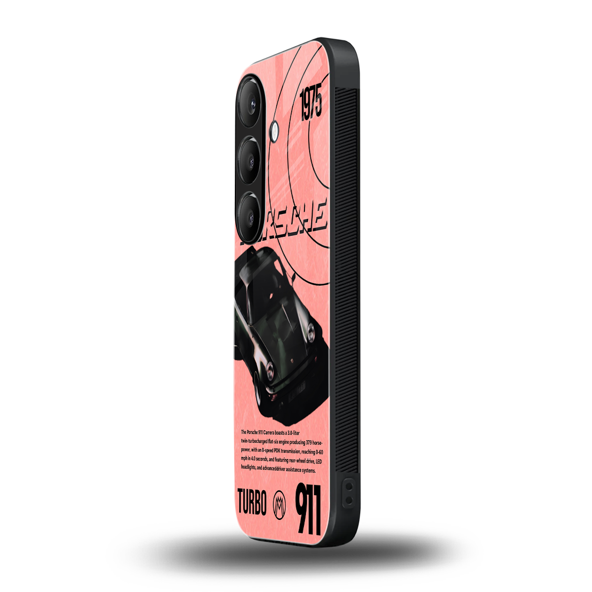 porshe 1975 back phone cover | glass case for samsung galaxy s25