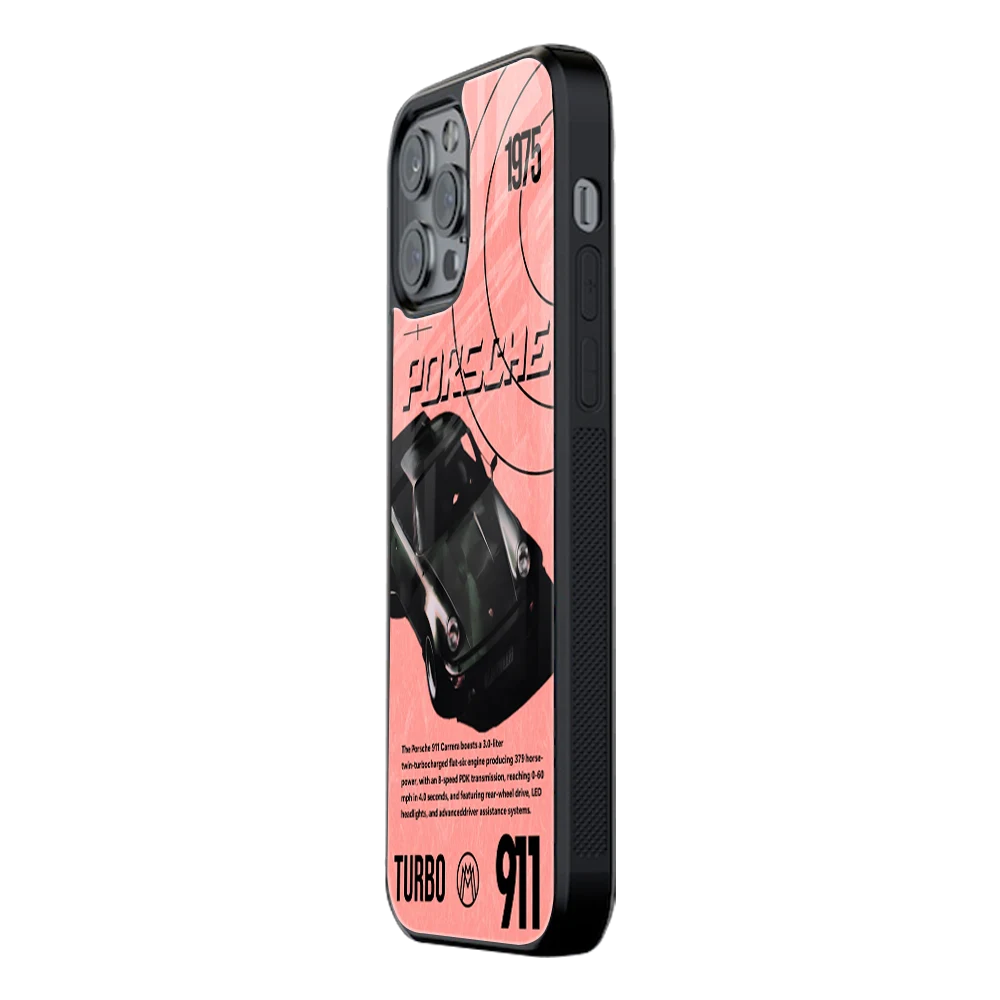 Slim Glass Back Phone Case for Multiple Brands โ iPhone, Samsung, Redmi, OnePlus, Oppo, Vivo