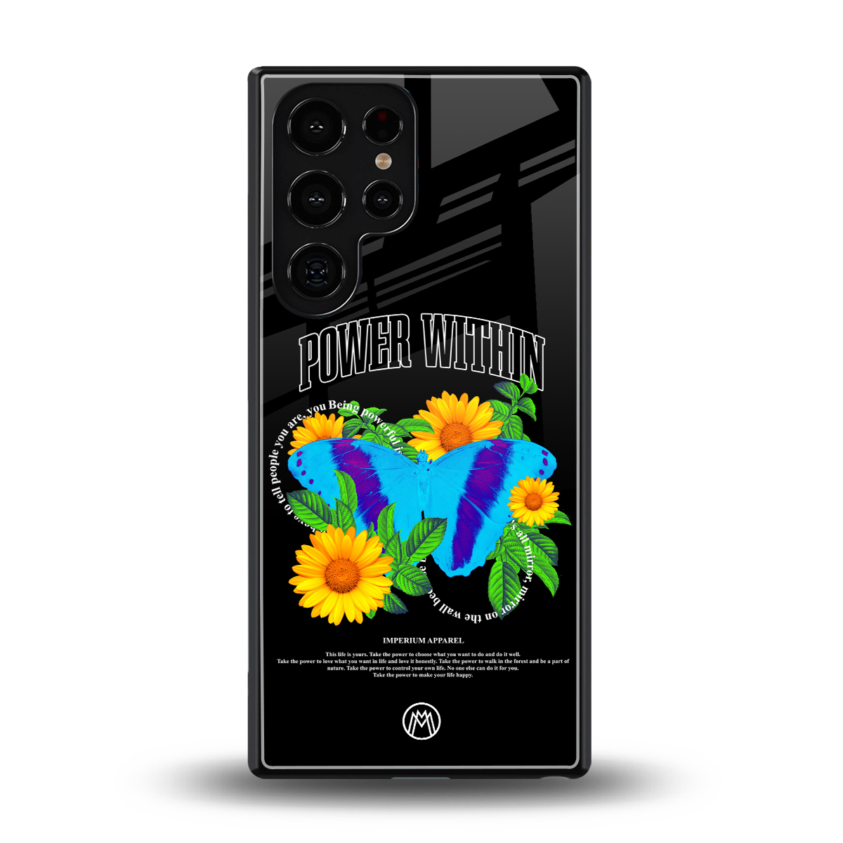 power within back phone cover | glass case for samsung galaxy s25 ultra