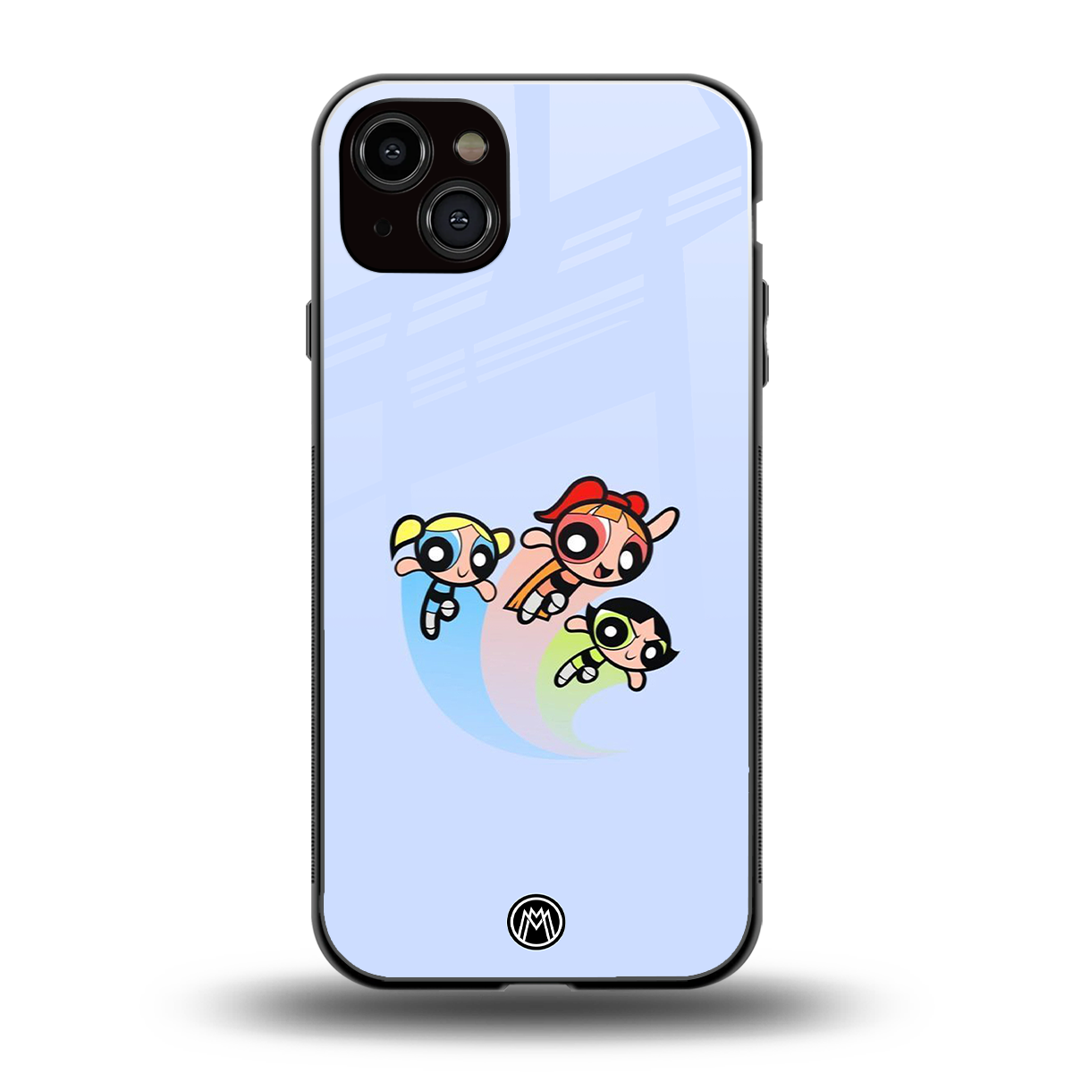 powerpuff girls cartoon back phone cover | glass case for iphone 14 plus