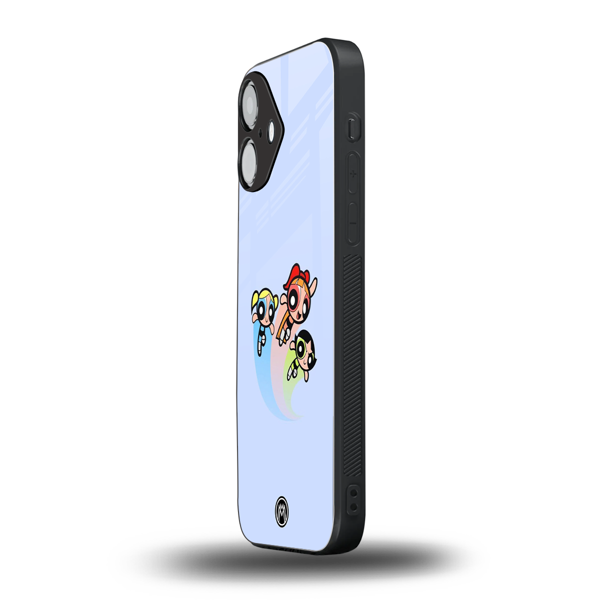 powerpuff girls cartoon back phone cover | glass case for iphone 16