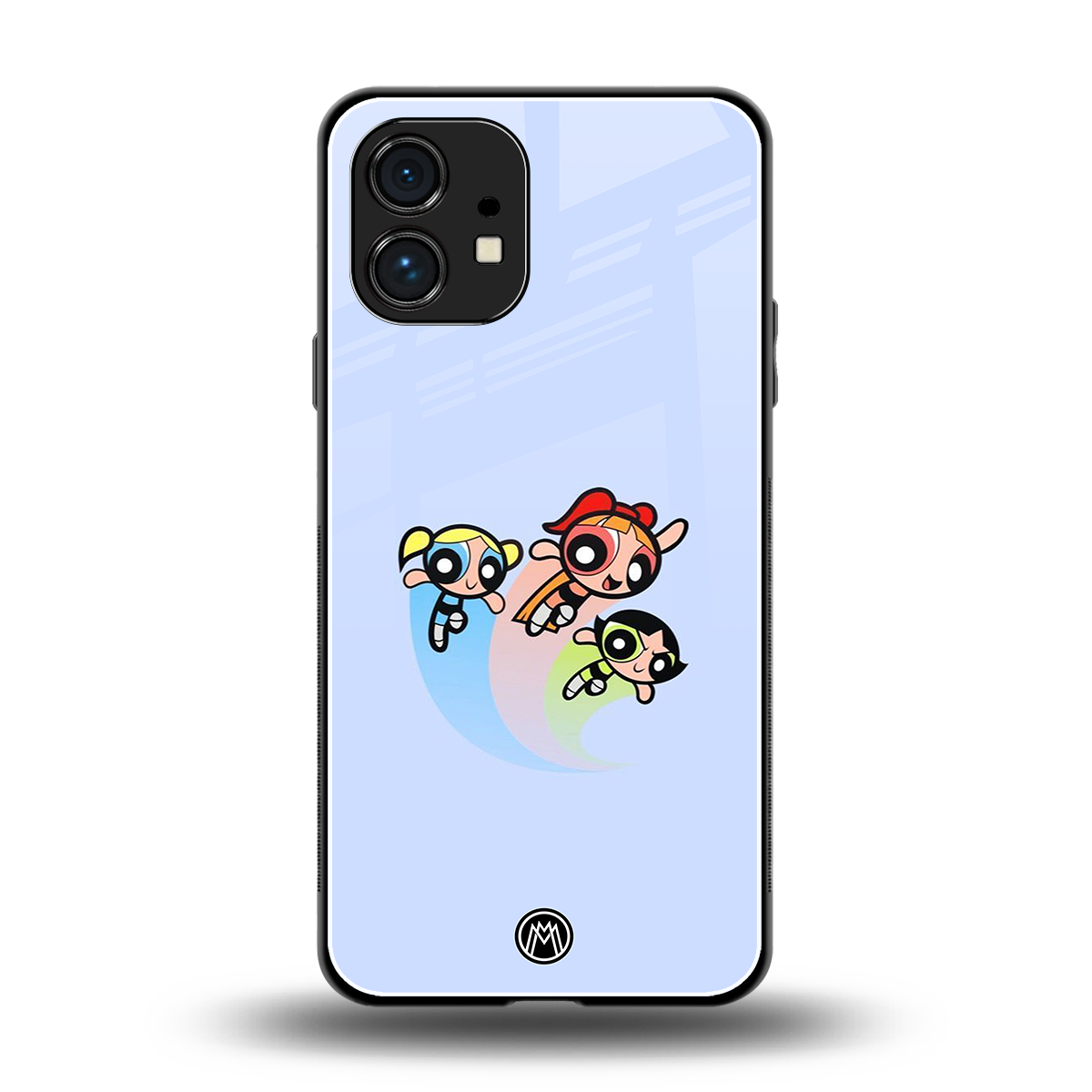 powerpuff girls cartoon back phone cover | glass case for nothing phone 1