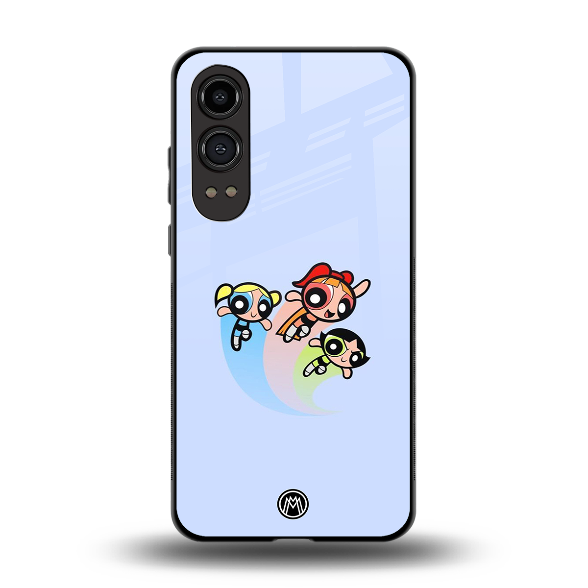 powerpuff girls cartoon back phone cover | glass case for oneplus nord ce 4 lite