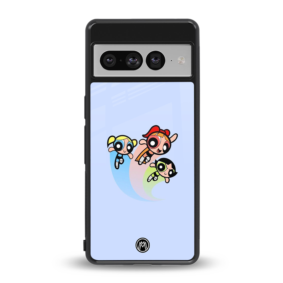 powerpuff girls cartoon back phone cover | glass case for google pixel 7 pro