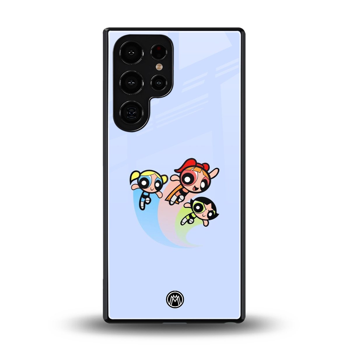 powerpuff girls cartoon back phone cover | glass case for samsung galaxy s25 ultra