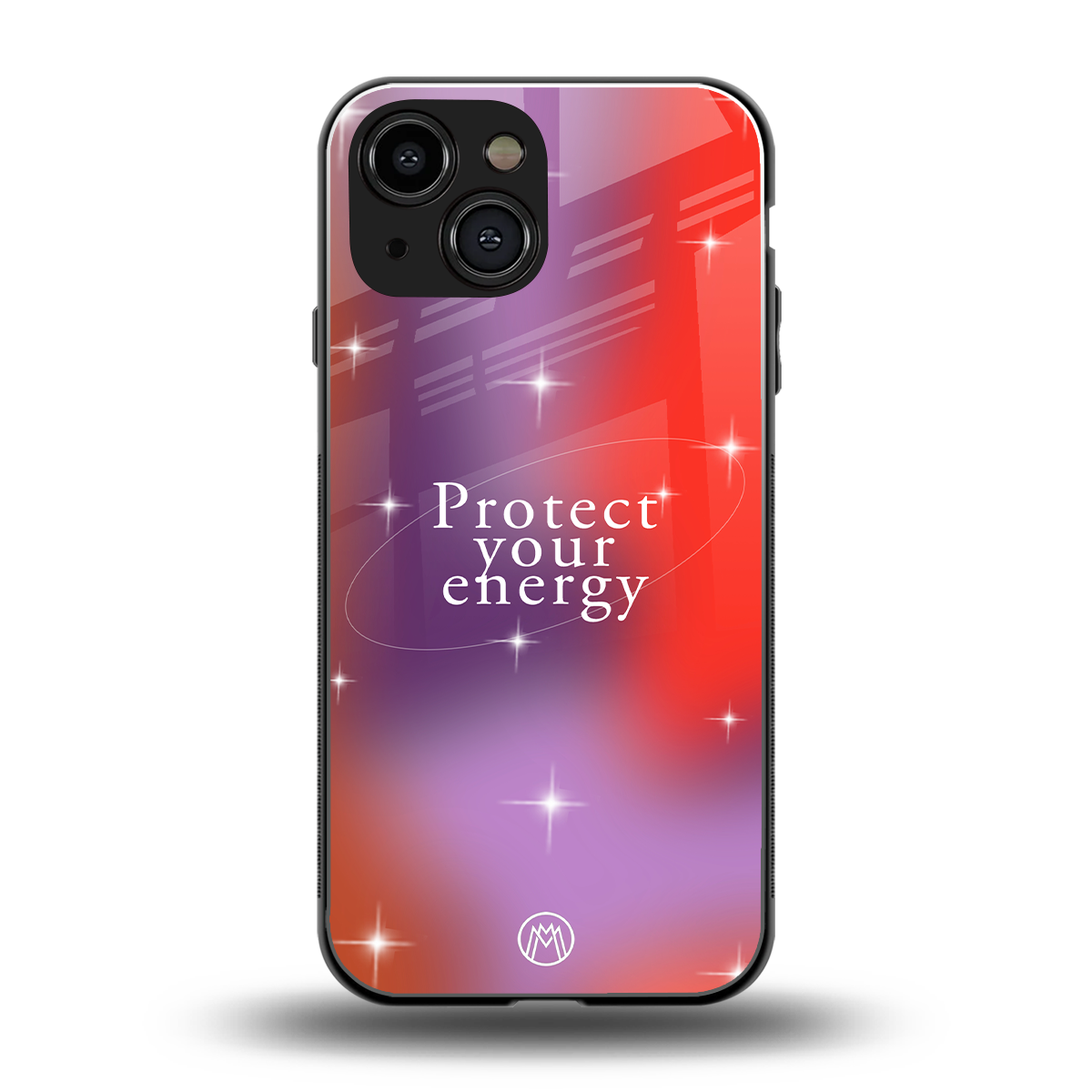 protect your energy back phone cover | glass case for iphone 13 mini