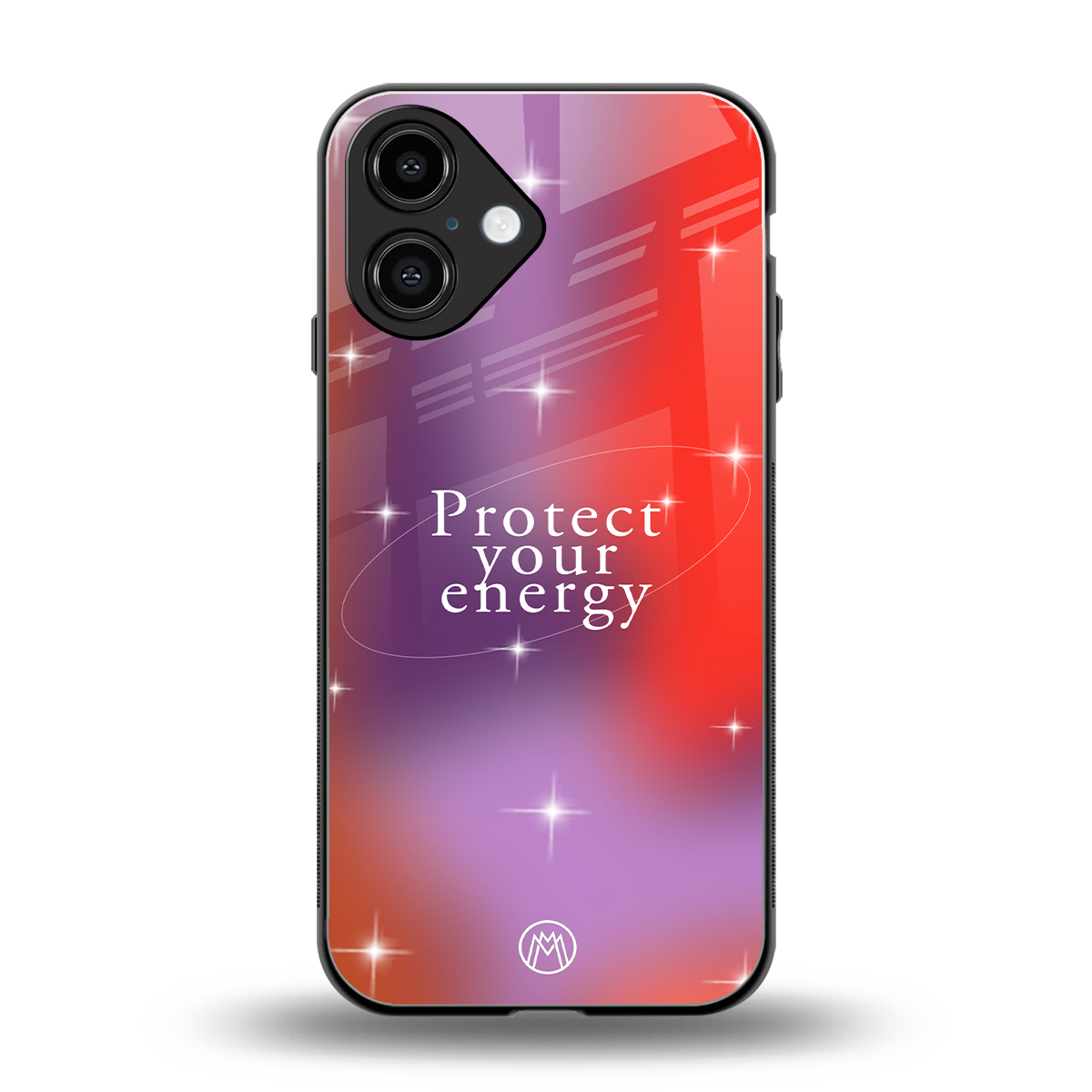 protect your energy back phone cover | glass case for iphone 16