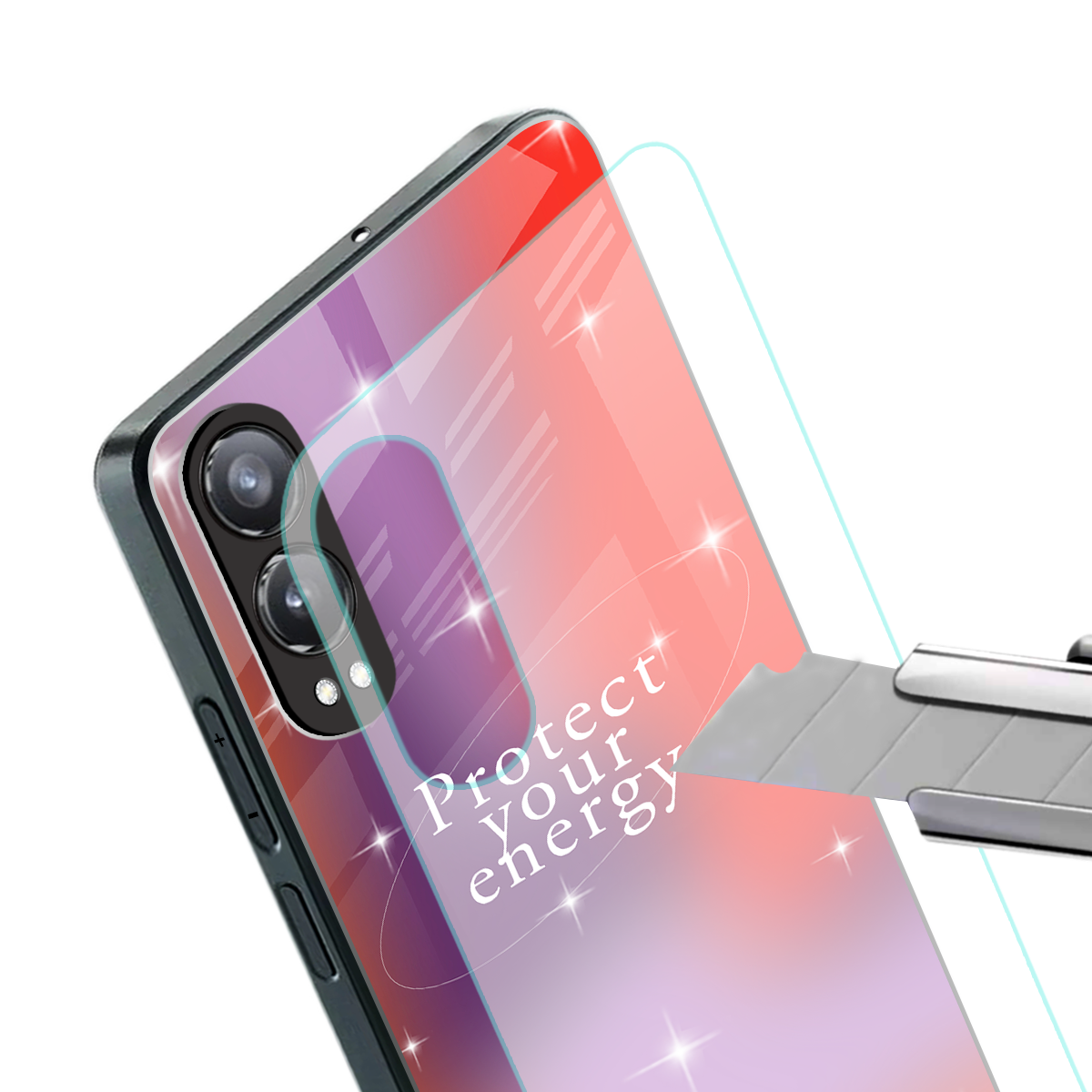 protect your energy back phone cover | glass case for oneplus nord ce 4 lite