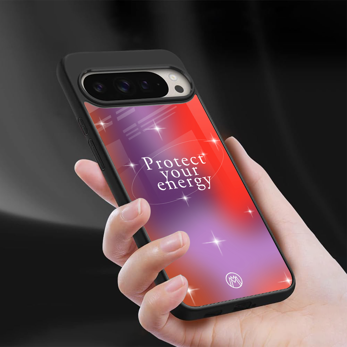protect your energy back phone cover | glass case for google pixel 9 pro