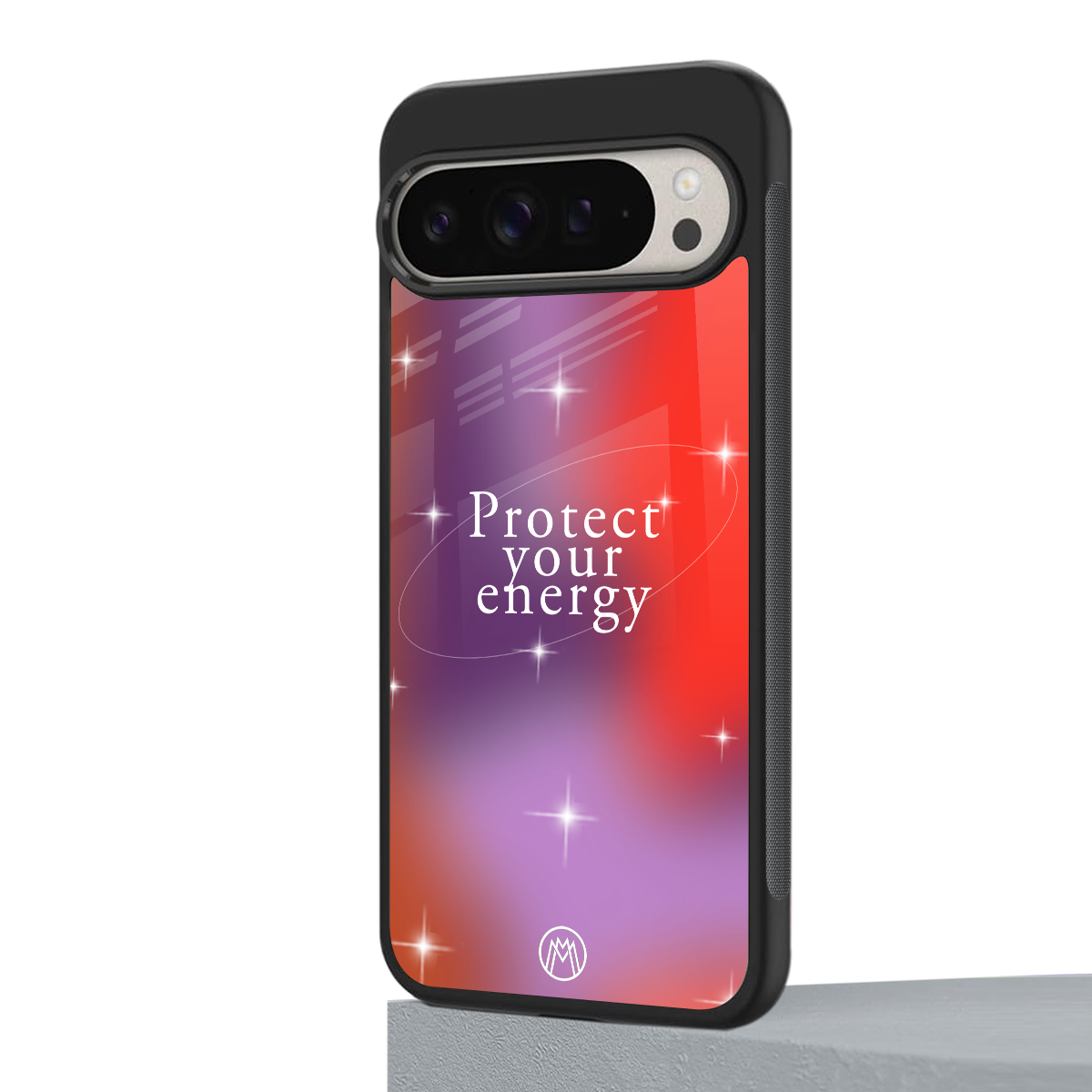 protect your energy back phone cover | glass case for google pixel 9 pro