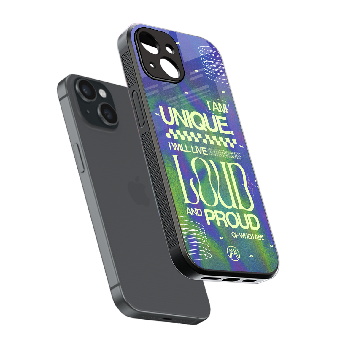 proudly me back phone cover | glass case for iphone 13 mini