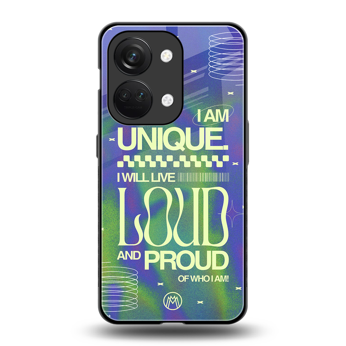 proudly me back phone cover | glass case for oneplus nord 3