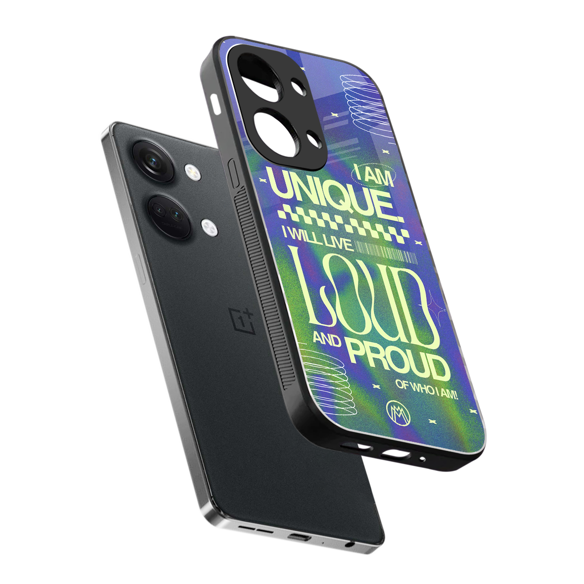 proudly me back phone cover | glass case for oneplus nord 3