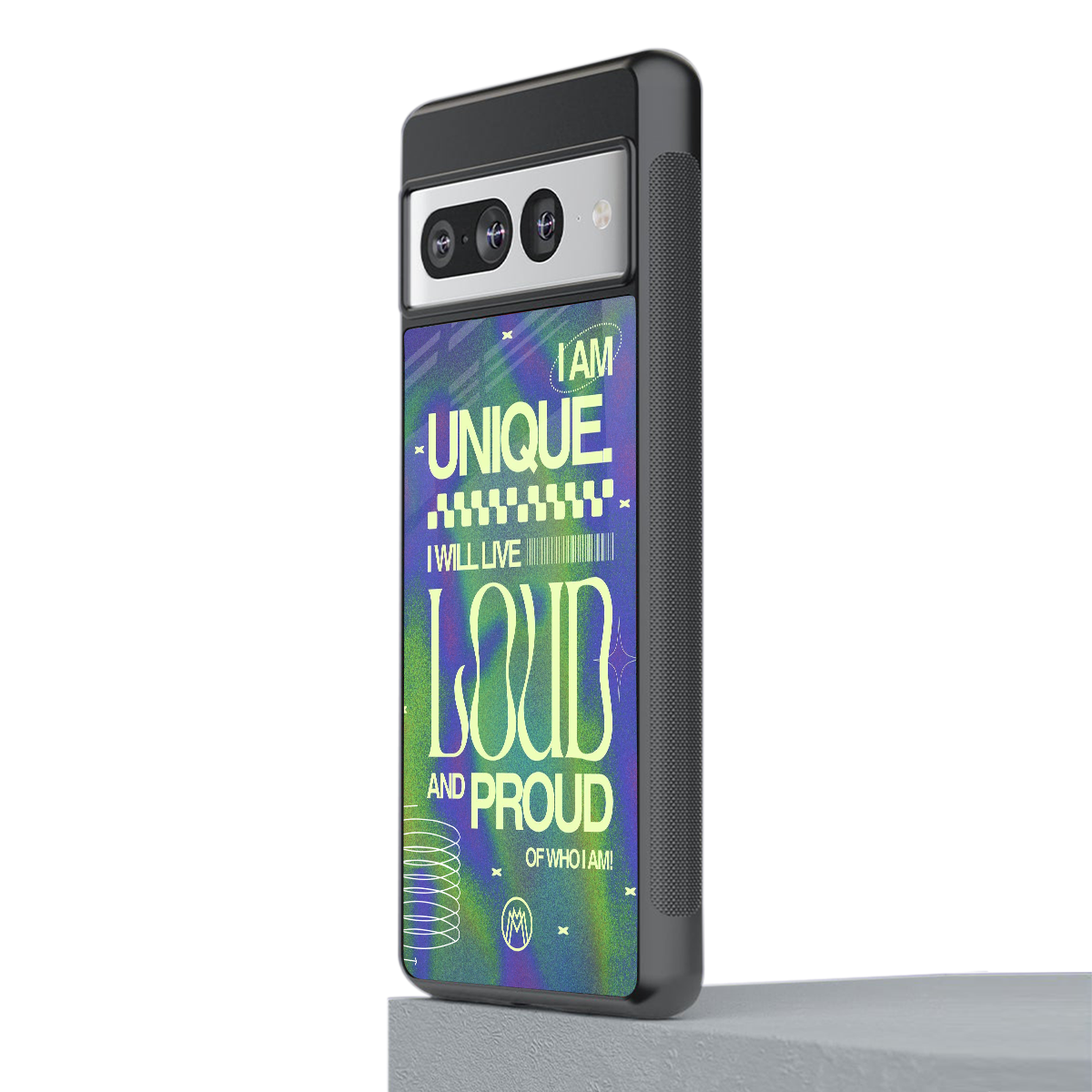 proudly me back phone cover | glass case for google pixel 7 pro