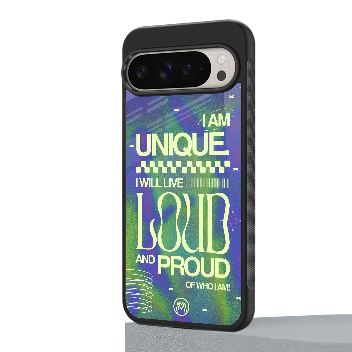 proudly me back phone cover | glass case for google pixel 9 pro