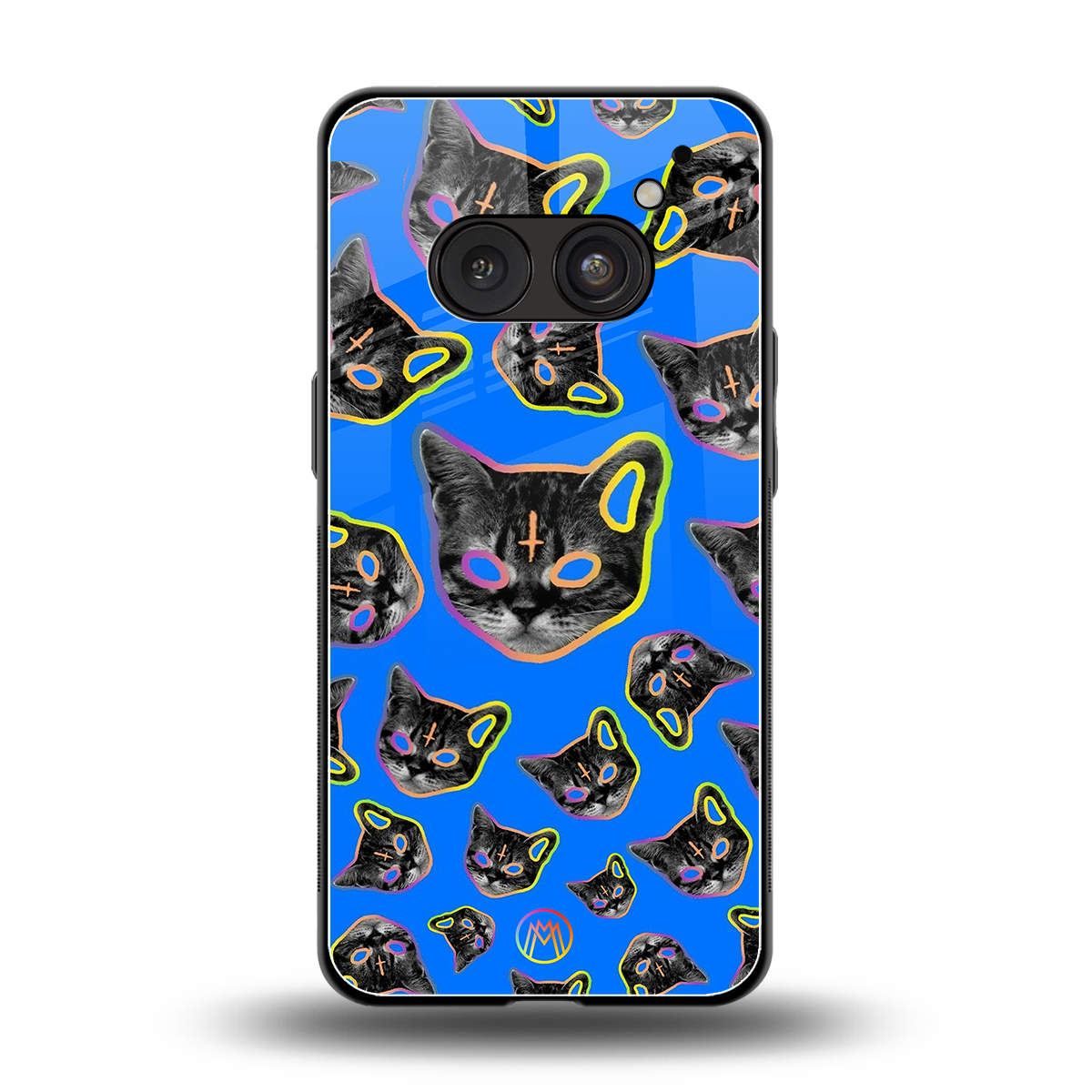 psychedelic paws back phone cover | glass case for nothing phone 2a