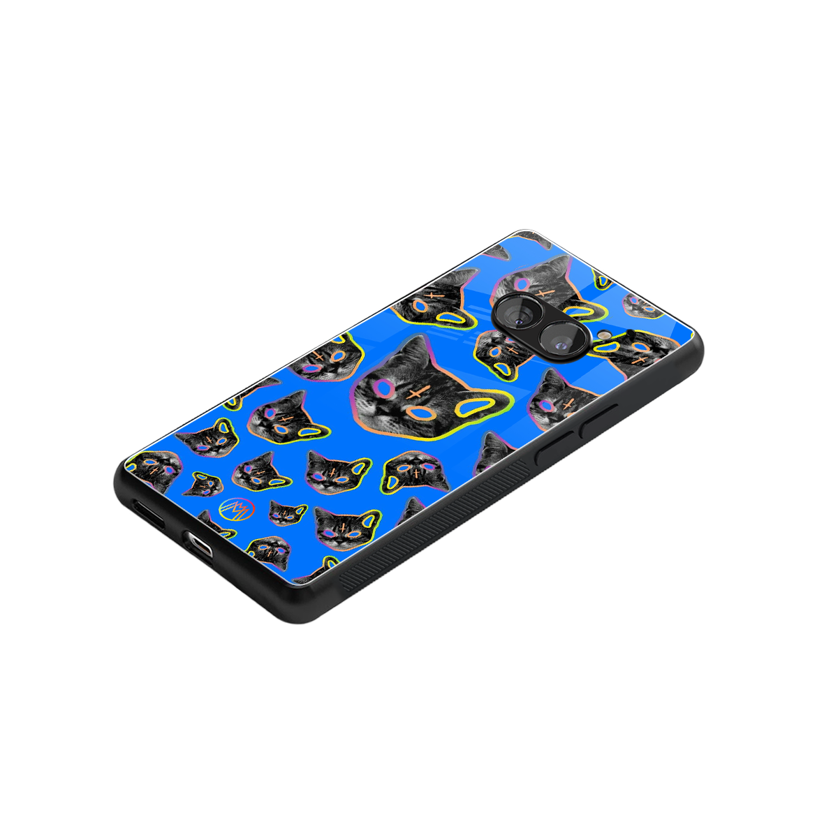 psychedelic paws back phone cover | glass case for nothing phone 2a