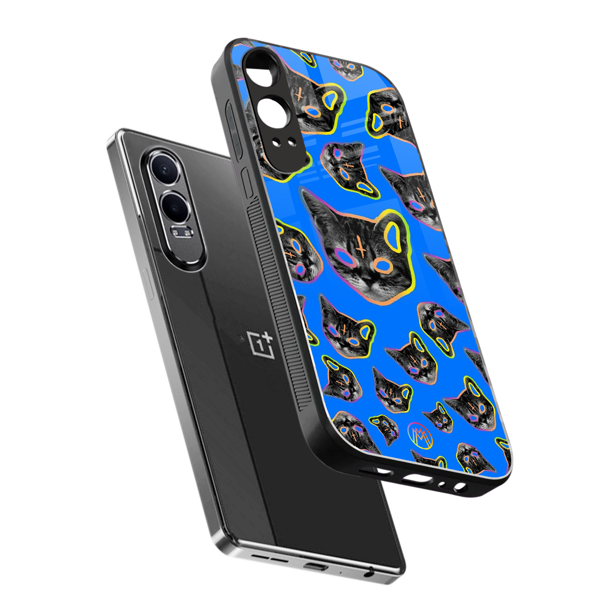 psychedelic paws back phone cover | glass case for oneplus nord ce 4 lite