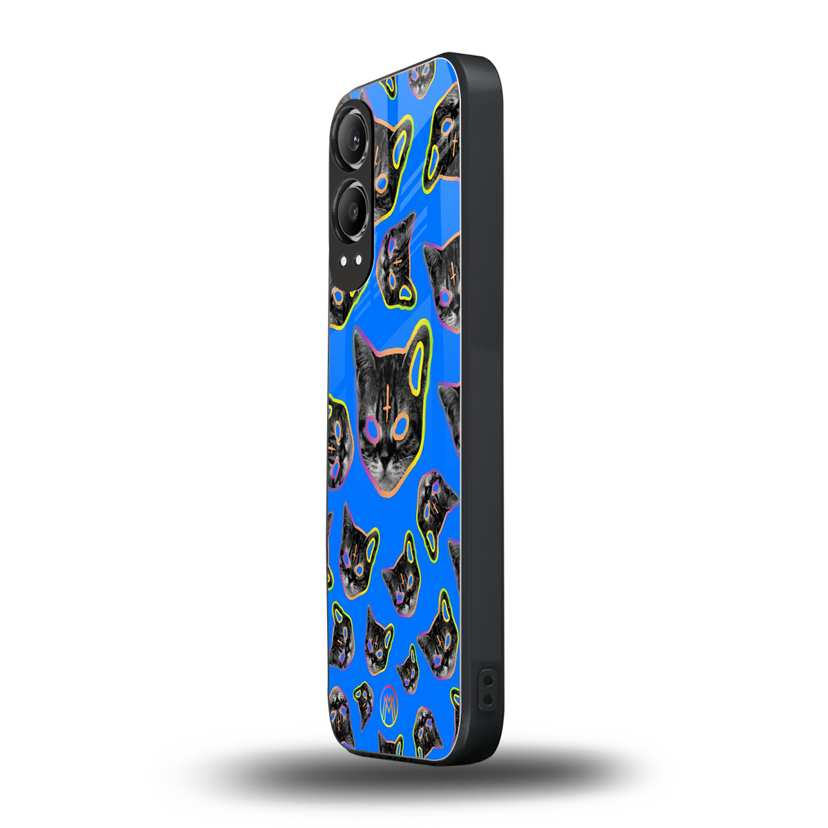 psychedelic paws back phone cover | glass case for oneplus nord ce 4 lite