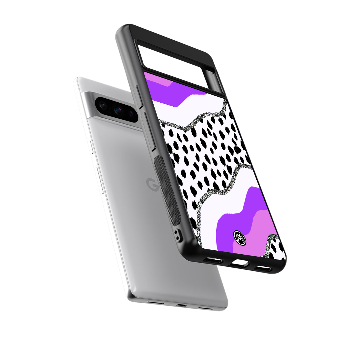 pure bliss back phone cover | glass case for google pixel 8 pro