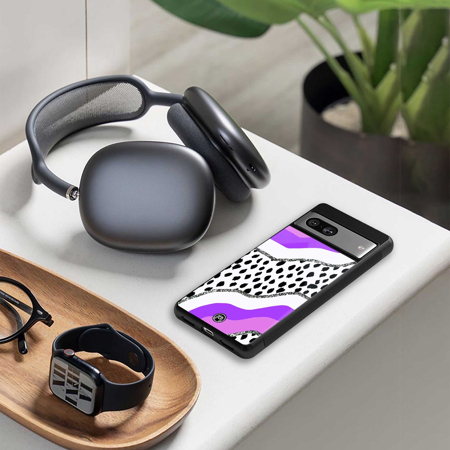 pure bliss back phone cover | glass case for google pixel 7 pro