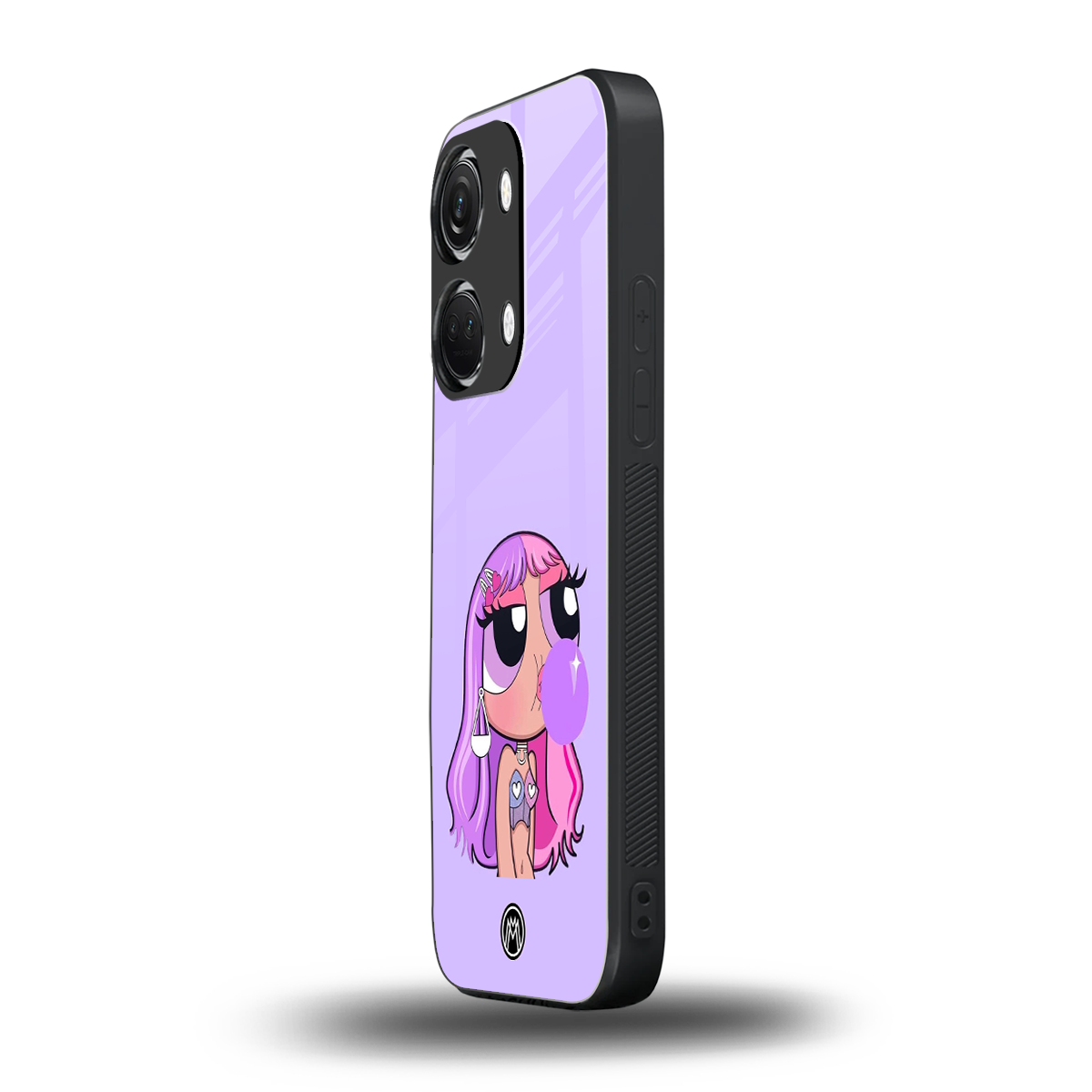 purple chic powerpuff girls back phone cover | glass case for oneplus nord 3