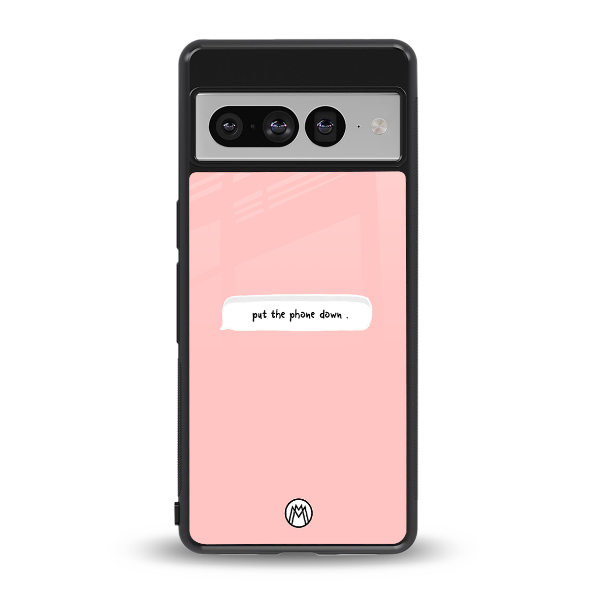 put the phone down back phone cover | glass case for google pixel 7 pro
