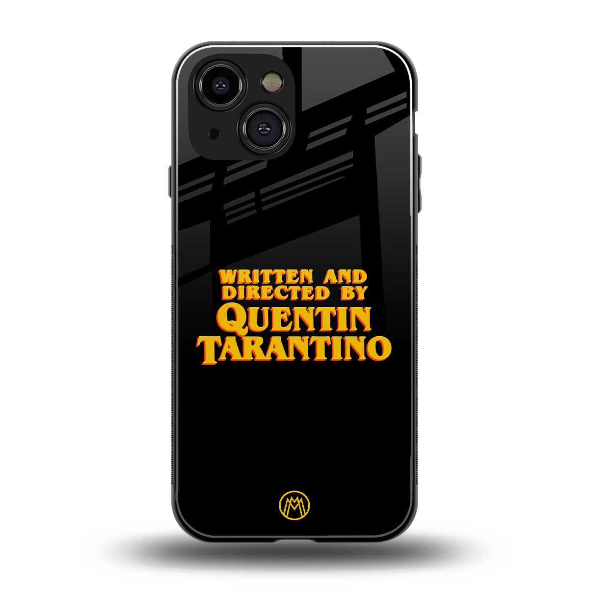 quentin tarantino back phone cover | glass case for iphone 13 mini