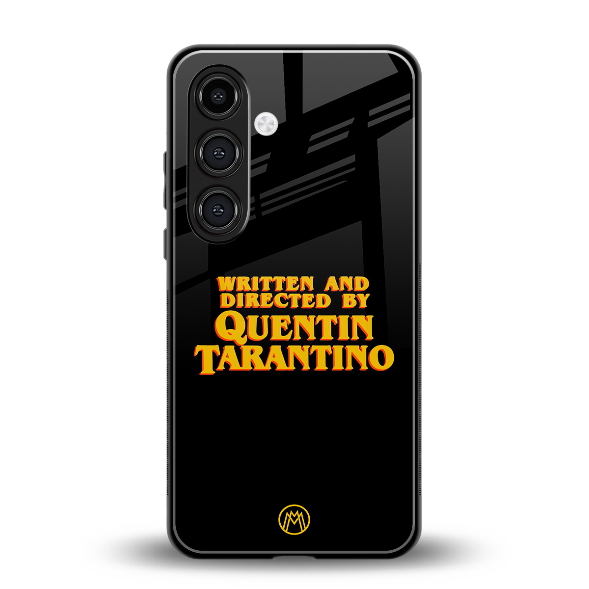 quentin tarantino back phone cover | glass case for samsung galaxy s24 fe