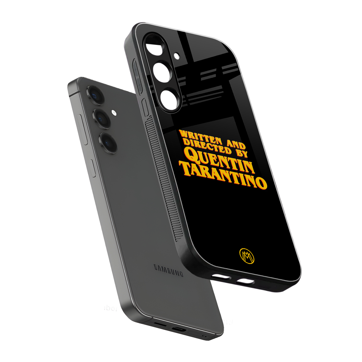 quentin tarantino back phone cover | glass case for samsung galaxy s24 fe