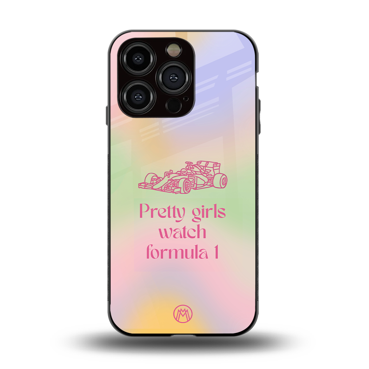 race chic back phone cover | glass case for iphone 14 pro