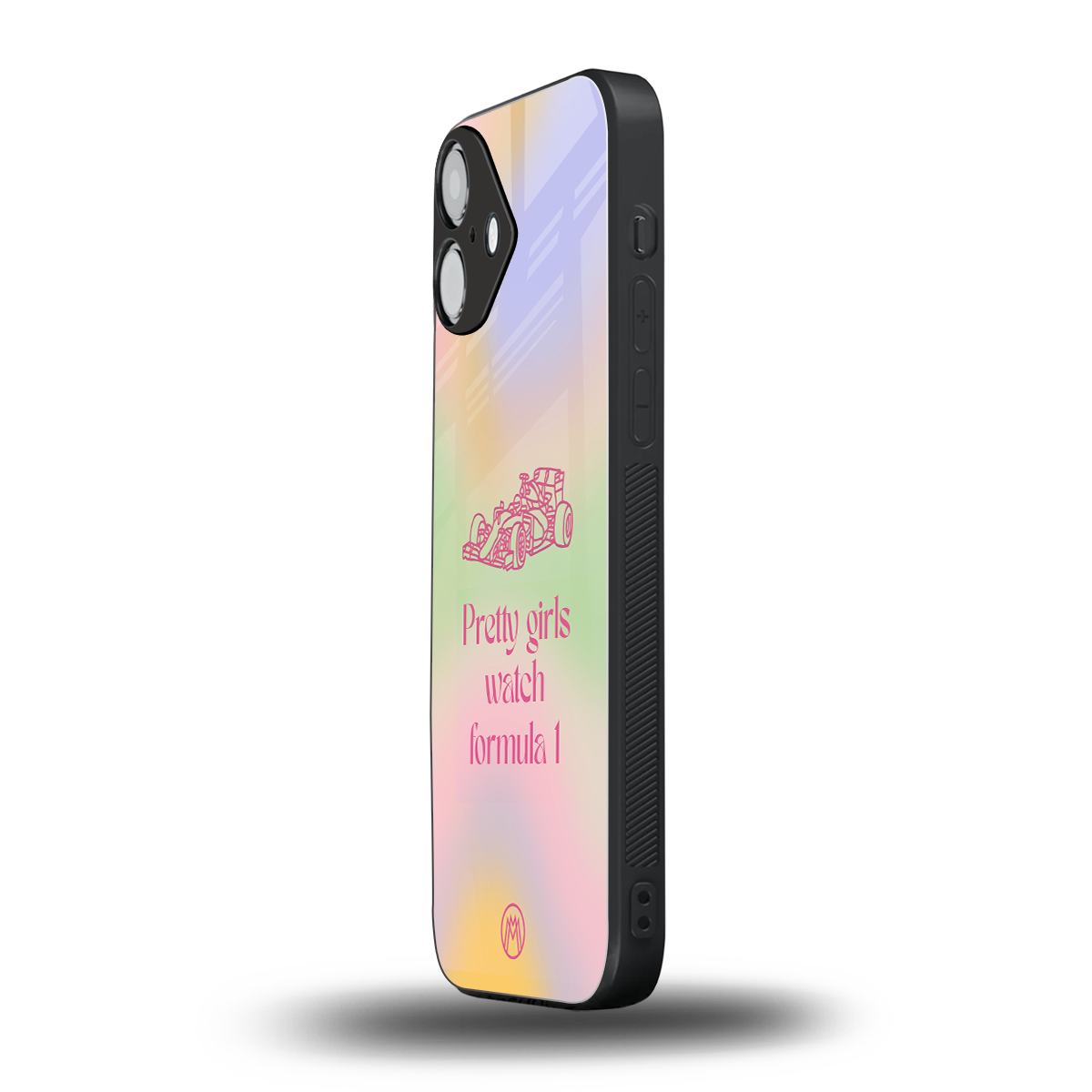 race chic back phone cover | glass case for iphone 16 plus