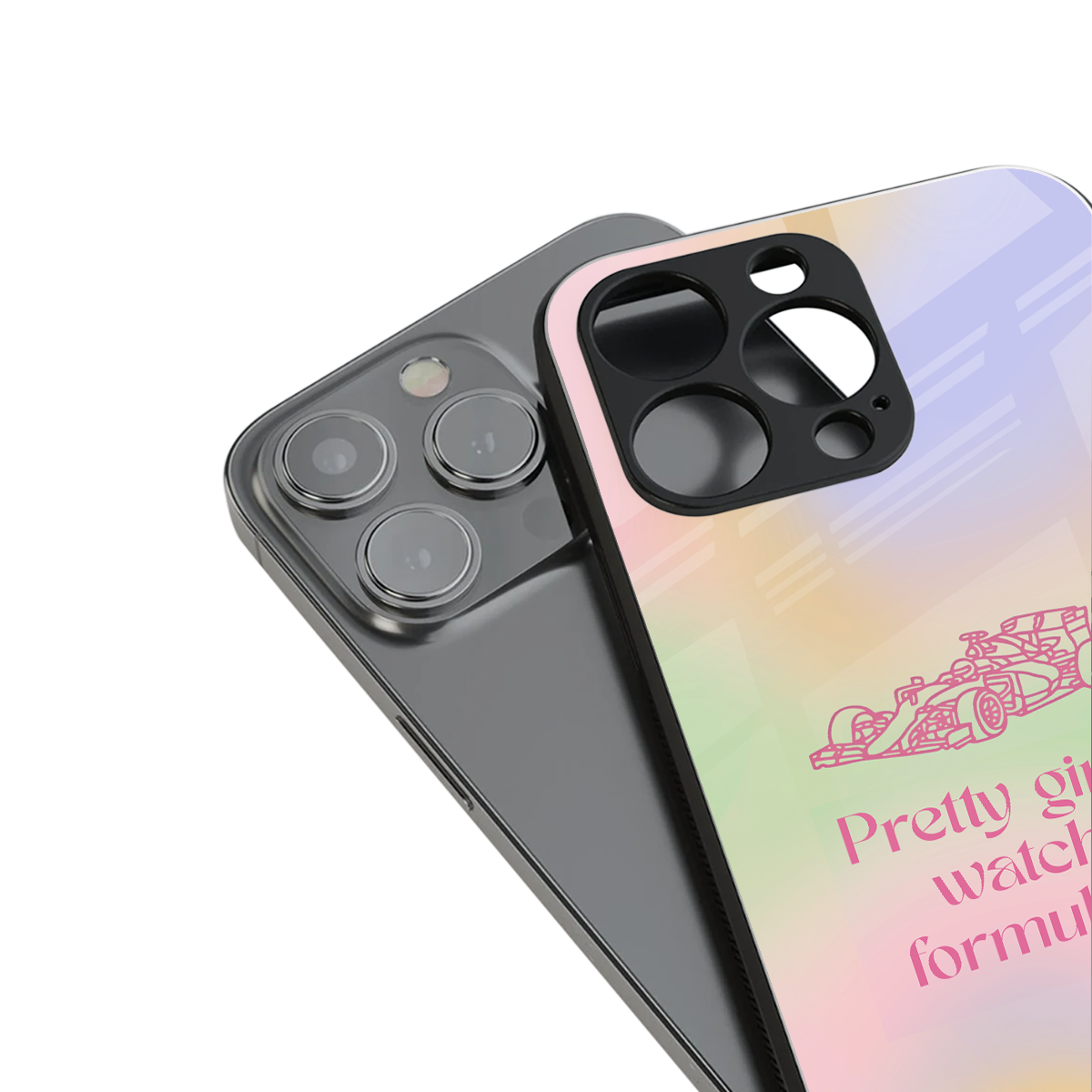 race chic back phone cover | glass case for iphone 13 pro max