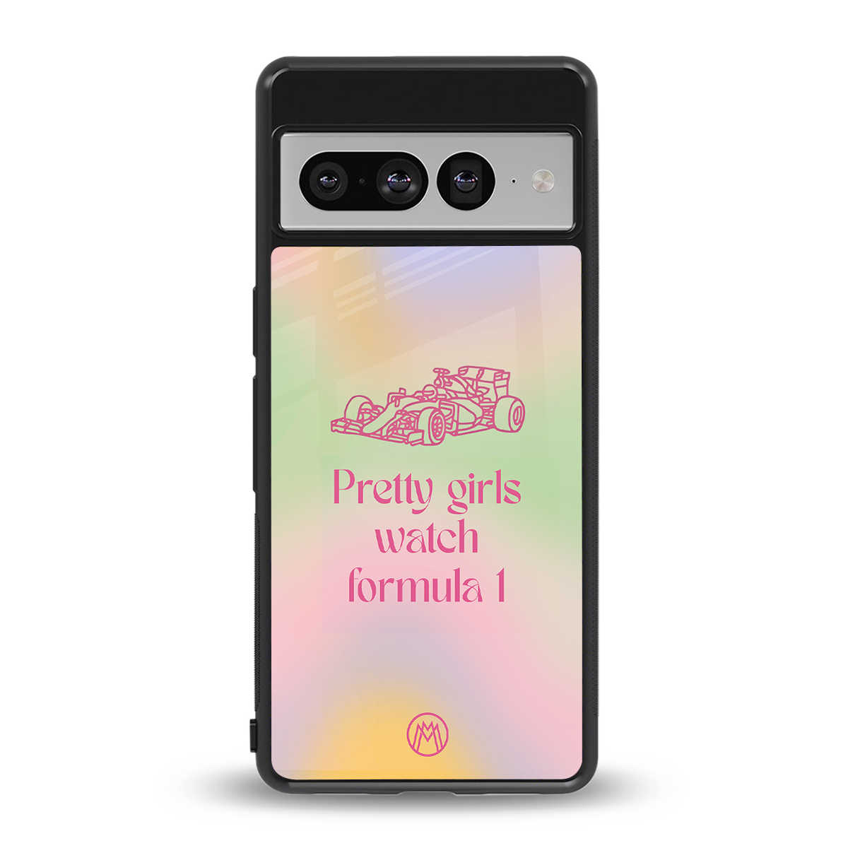 race chic back phone cover | glass case for google pixel 7 pro