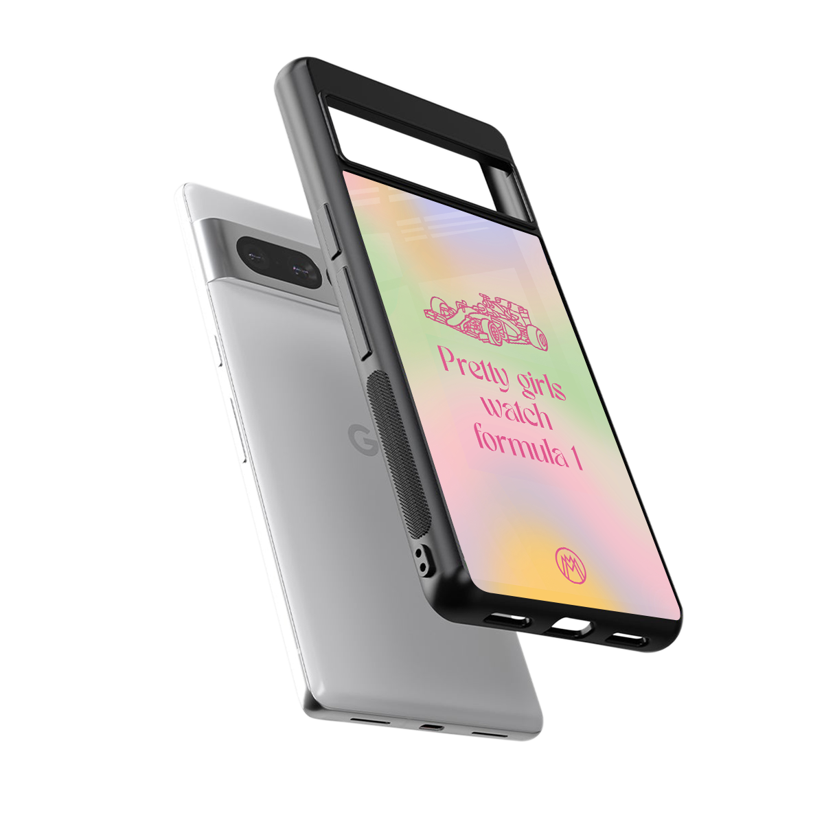 race chic back phone cover | glass case for google pixel 7 pro