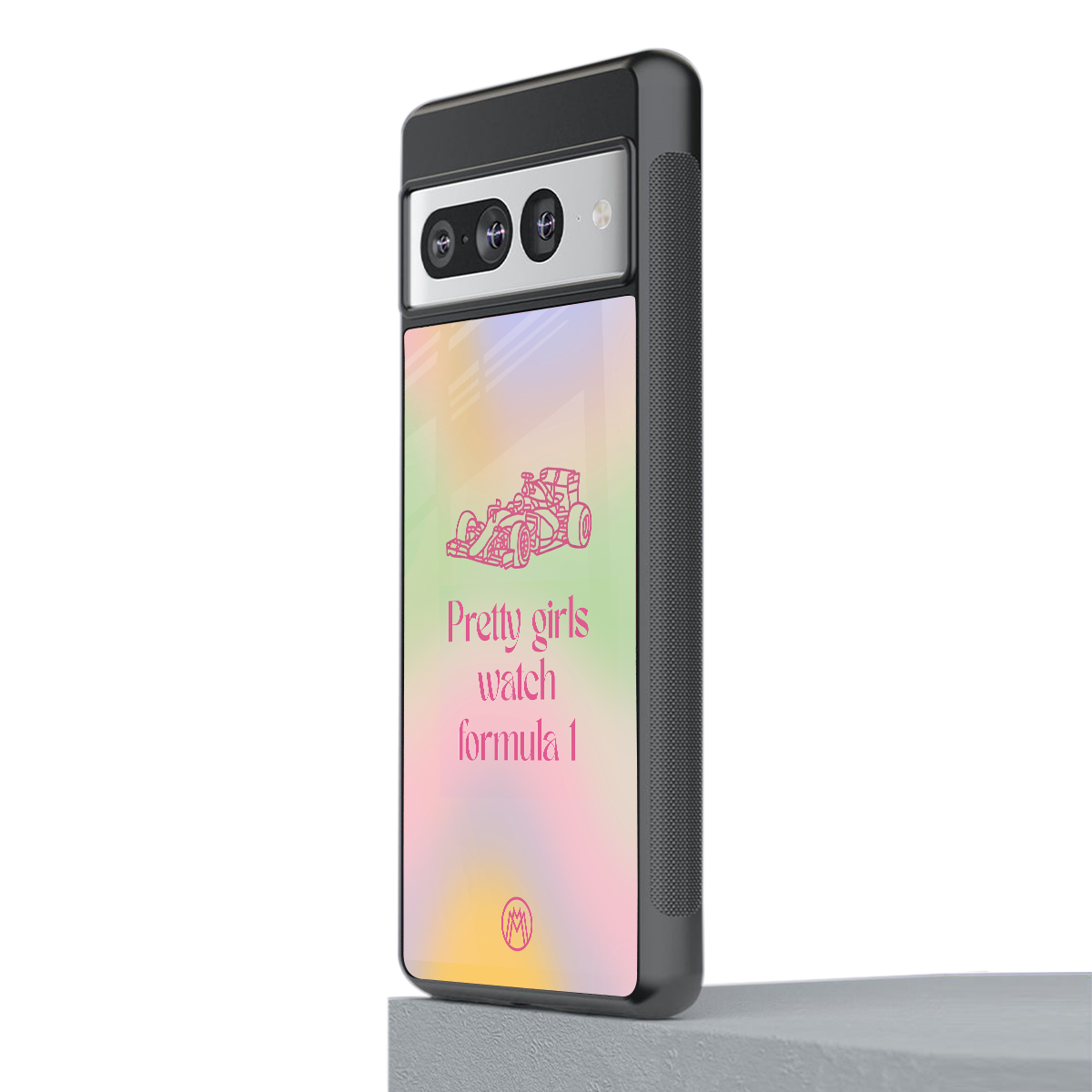 race chic back phone cover | glass case for google pixel 7 pro