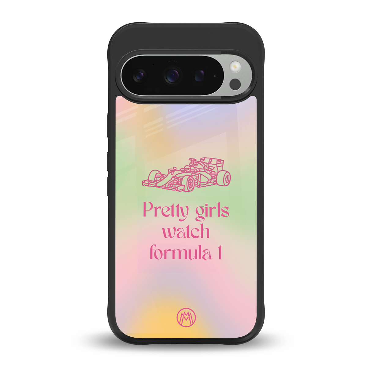 race chic back phone cover | glass case for google pixel 9 pro