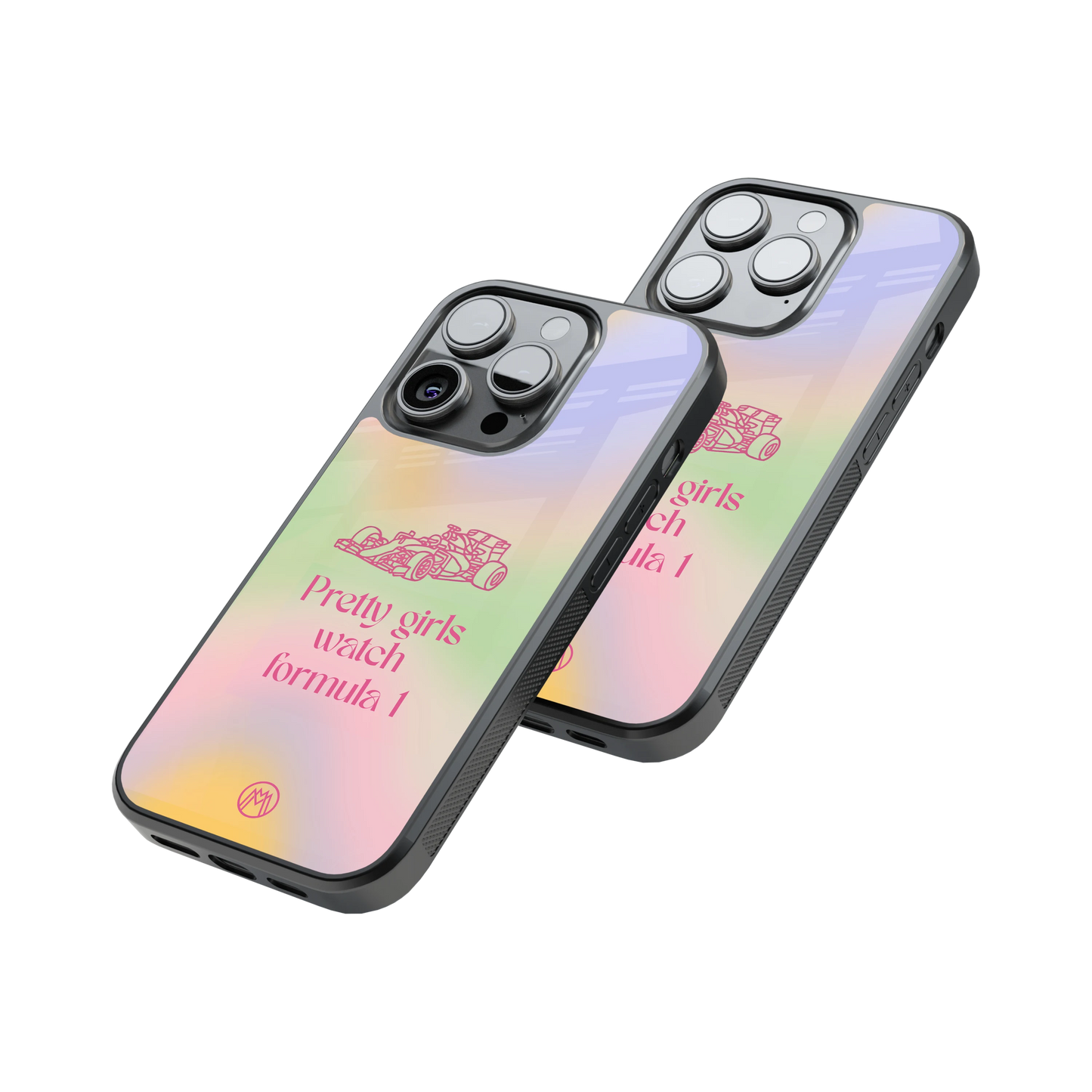 Protective Glass Back Phone Case Compatible with iPhone, Samsung, OnePlus, Pixel & More